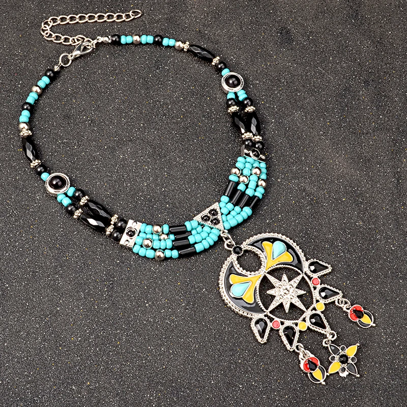 Женское богемное ожерелье UDDEIN винтажное чокер в этническом стиле вечерние