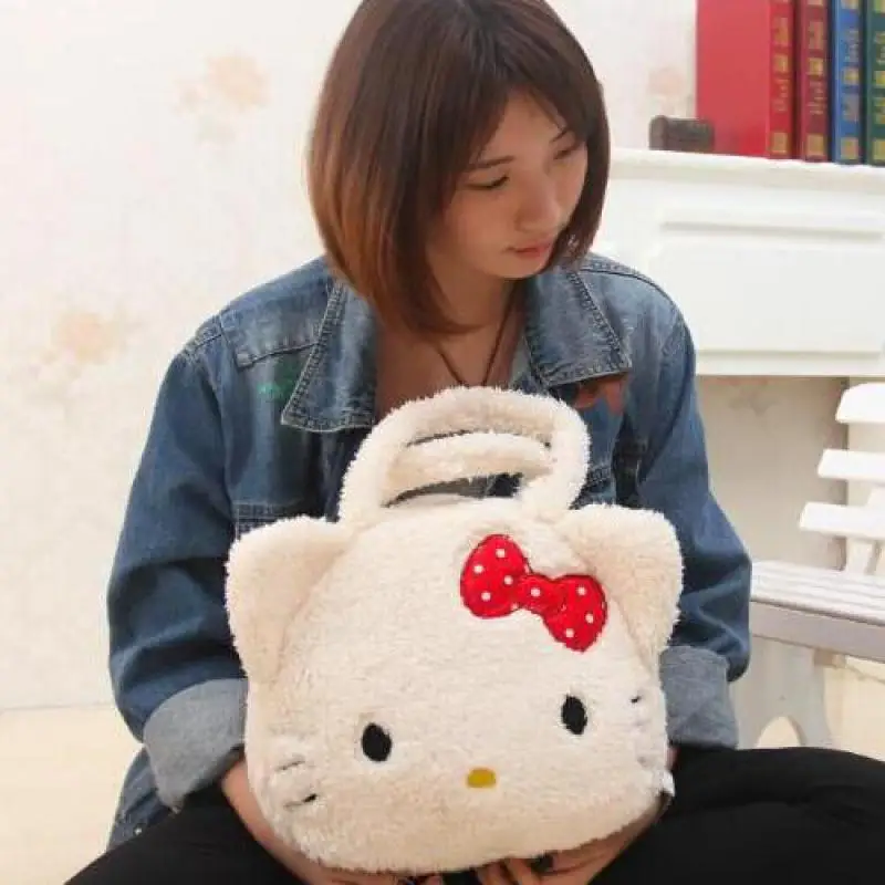 Kawaii 1 шт. 35 см Melody Kitty Леопардовый домашний уличный рюкзак для ланча мягкая детская