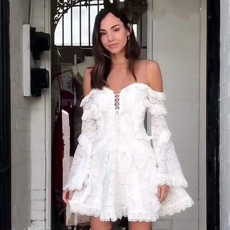 Новейшее знаменитое вечернее платье для женщин с длинным рукавом открытыми