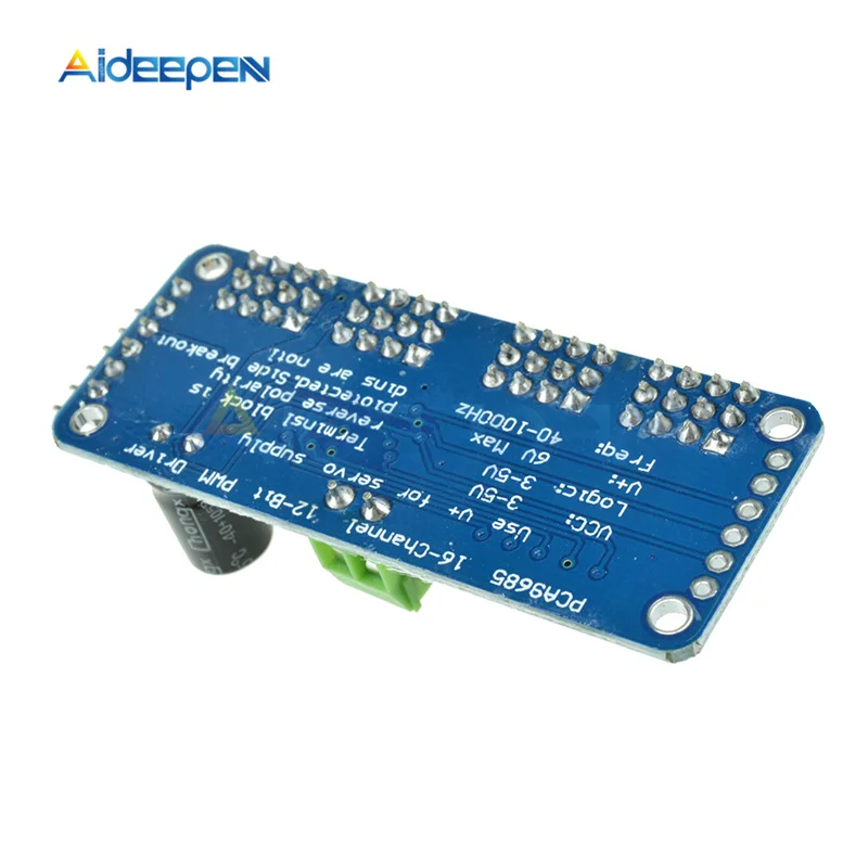 16-канальный 12-битный PWM Servo Driver-I2C интерфейс PCA9685 модуль для Raspberry Pi Щит Модуль 40-1000