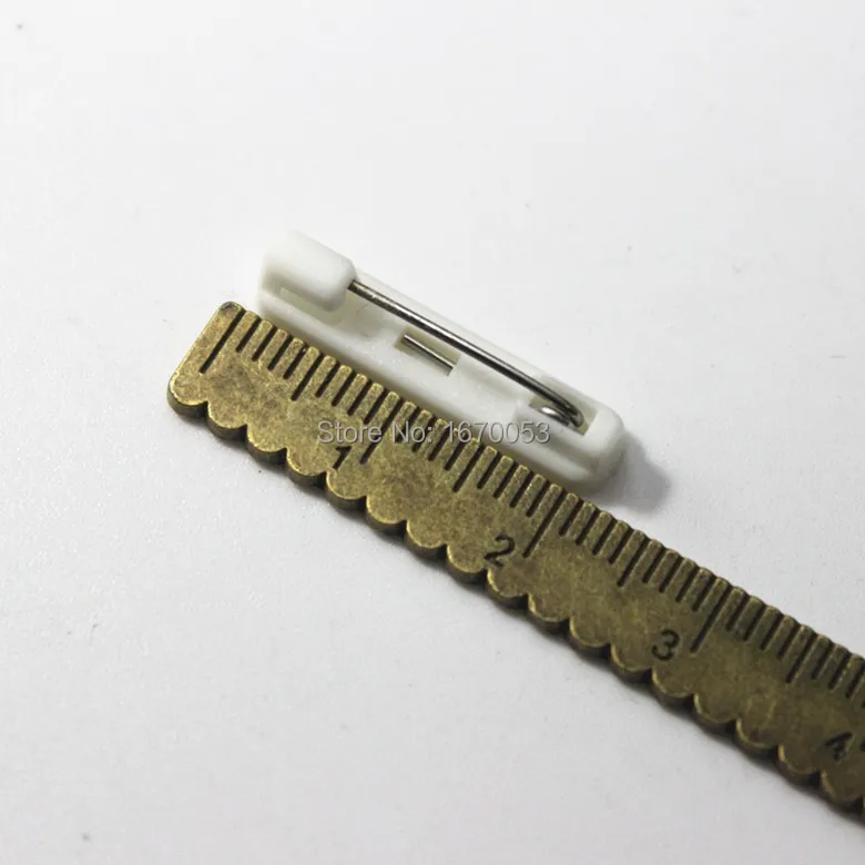 Бейдж с белым нижним штифтом длина 31 мм 1000 шт./лот оптовая цена