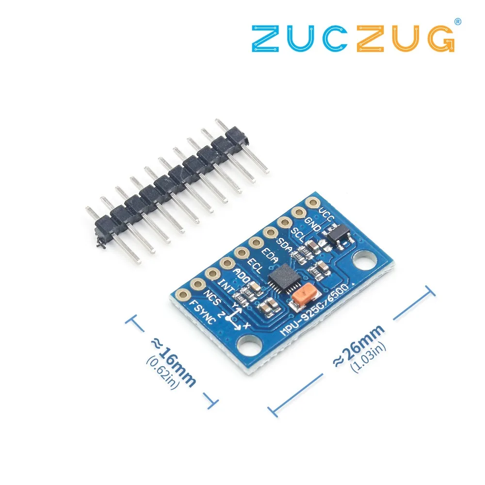 1 комплект SPI IIC/iec GY-9250 MPU 9250 MPU-9250 9-Axis Attitude+ гироскоп+ акселератор+ магнитометр Модуль датчика MPU9250 3-5 В