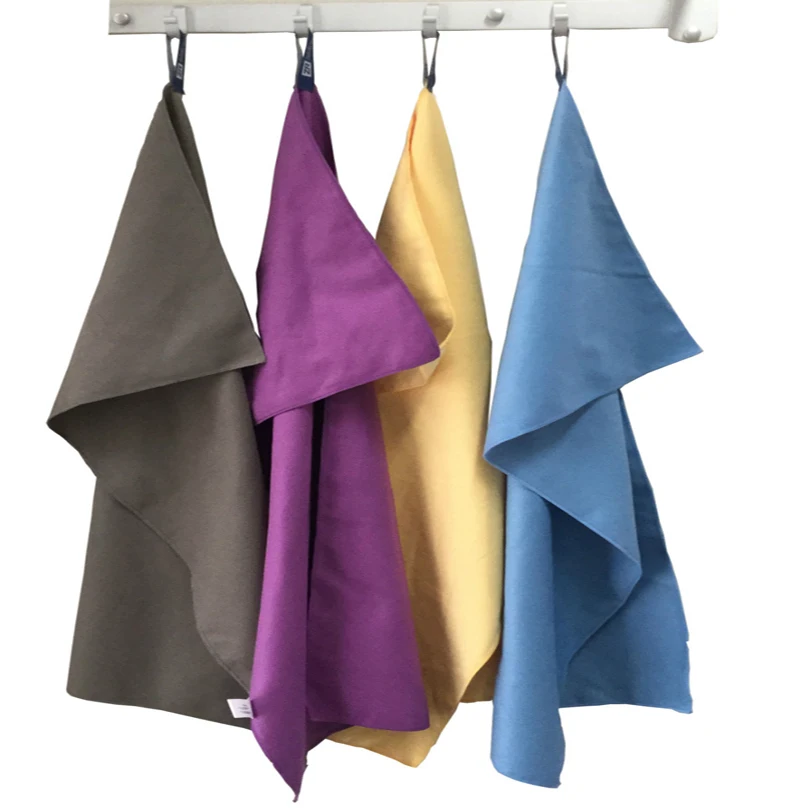 Быстросохнущее полотенце из микрофибры компактное антибактериальное для