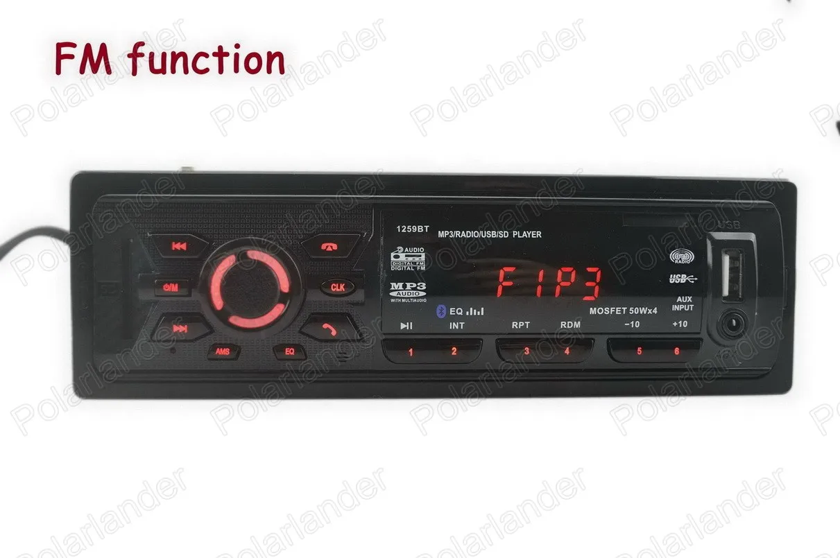 Автомобильное радио bluetooth музыкальный телефон MP3 FM USB универсальный 1 Din пульт