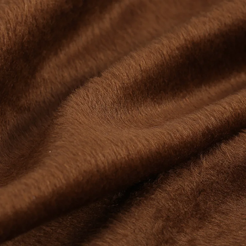Двустороннее пальто из ткани альпака золотого верблюжьего цвета fabrics-850gsm ширина