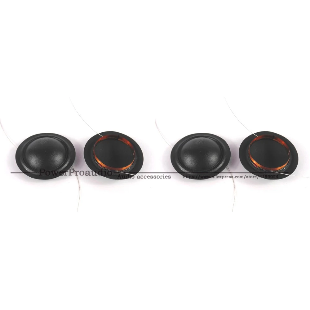 4 шт./лот 1 дюймов 8 Ом Шелковый Купол диафрагмы твитеры voice coil 25,5 мм(25,4 мм
