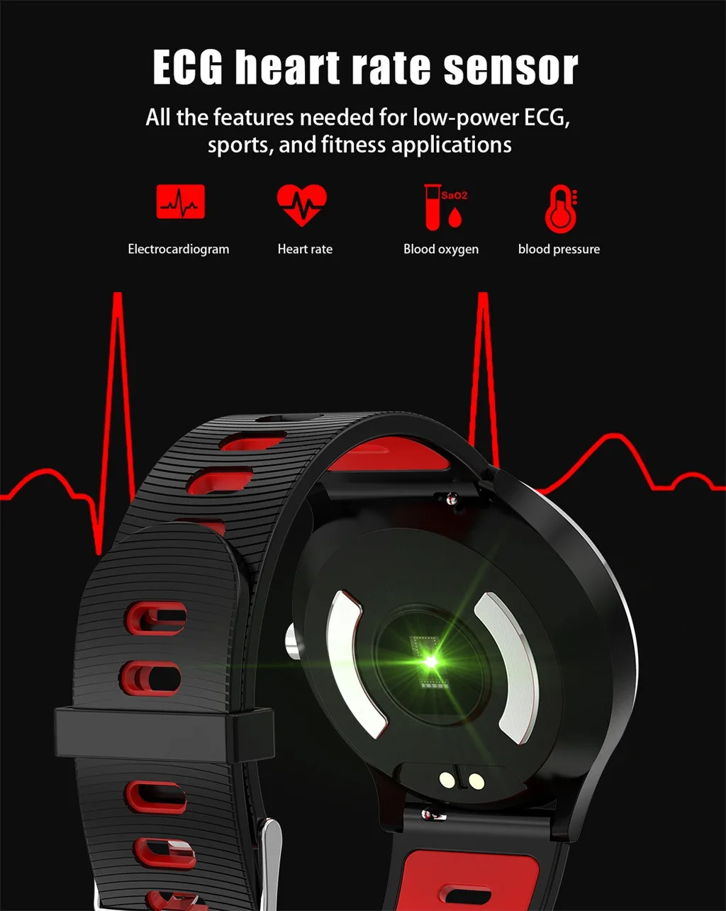 Bluetooth Color Screen Heart Rate Blood Pressure Sleep Monitoring Smart Watch smart watch hot sales dropshipping