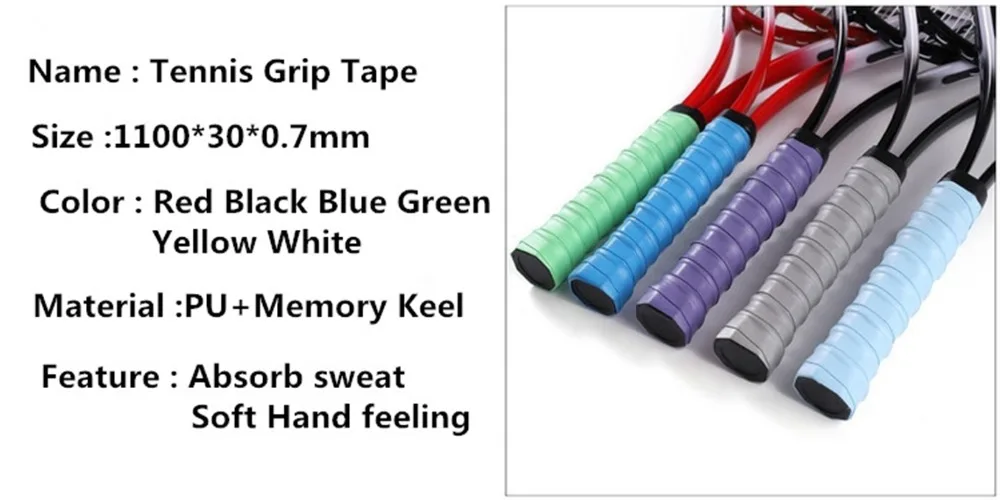 Ручка для бадминтонной ракетки Overgrip Сквош теннисная повязка от пота Мужская теннисная лента для обмотки ручек спортивная повязка для головы захват ленты Теннисный браслет