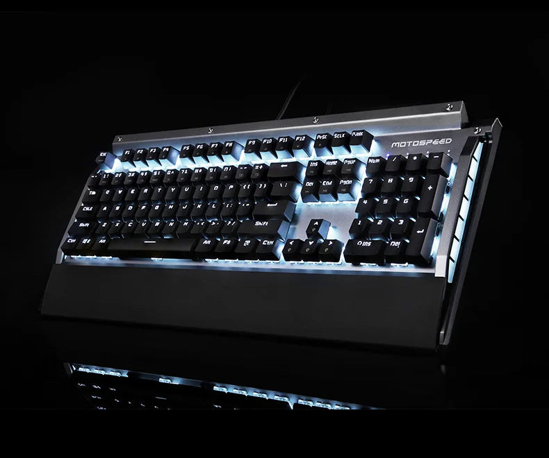 Новинка Moto speed CK98 механическая клавиатура Kailh переключатель 104 клавиш USB 2,0 проводной 0,1 ms скорость отклика 1,6 м кабель черный