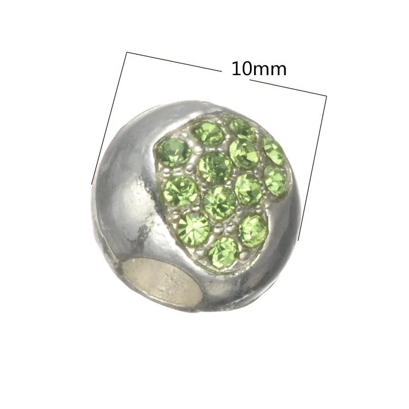 Новинка 2017 розовые стразы любовь сердце подвески европейские DIY бусы для женщин и