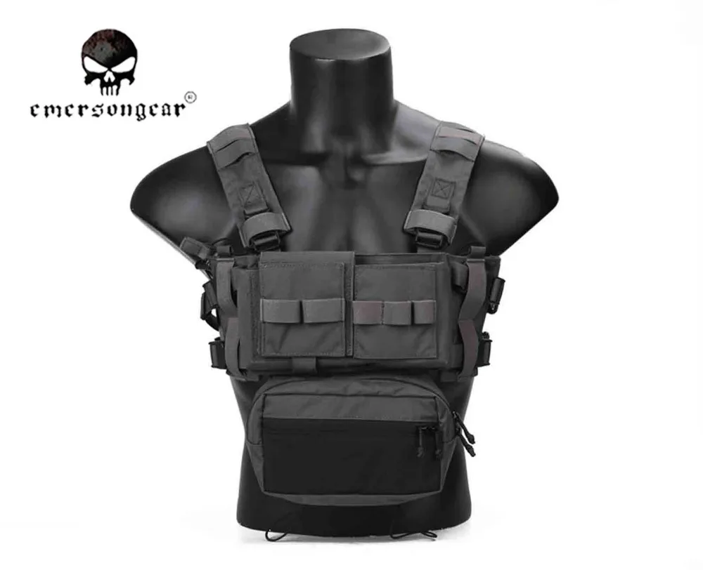Emerson MK3 тактическая нагрудная установка Боевая микро шасси 5 56 Mag Pouch EM2961|Охотничьи