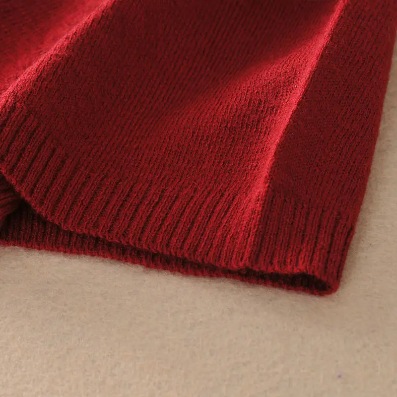 Женские трикотажные пуловеры из смеси кашемира с круглым вырезом и коротким