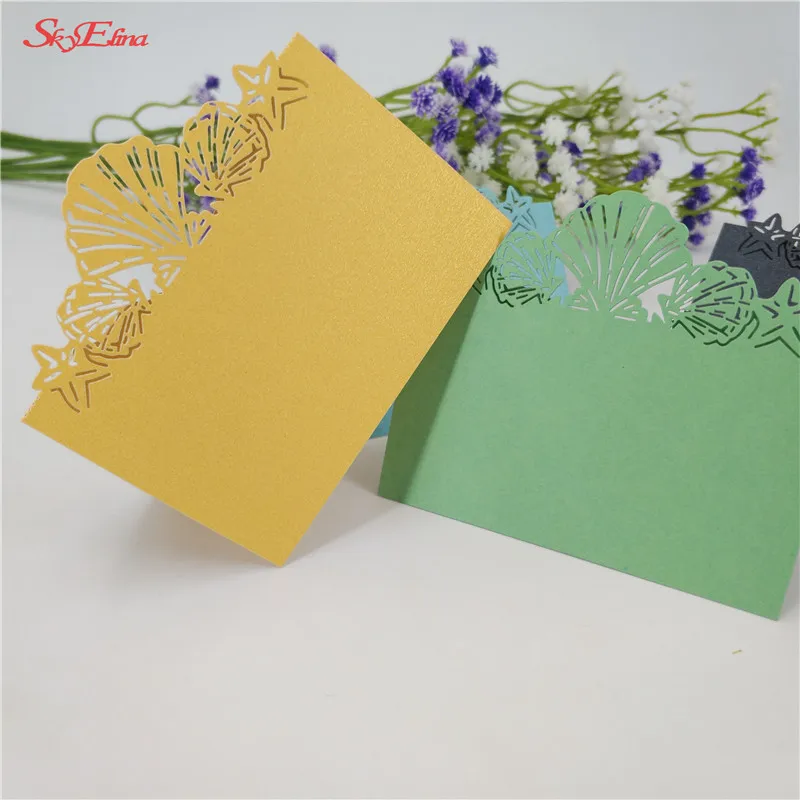 50Pcs Wedding Decorations party Place Name Cards Number Paper Seat Table Decoration Guest Card Laser Cut 12*9cm 6z | Дом и сад