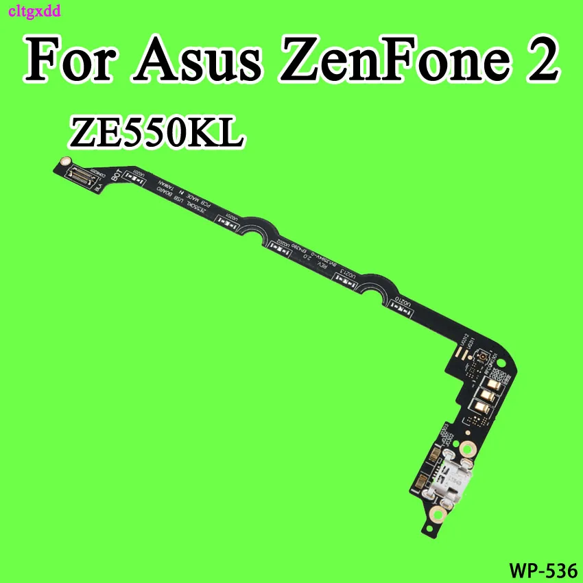 

cltgxdd charging Microphone PCB connector port jack board For Asus Zenfone 2 ZE550kL Z00lD Laser 5.5" Usb Charge port parts