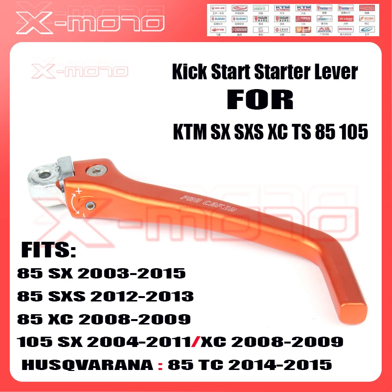 Кованая педаль стартера для мотоцикла KTM SX SXS XC TS 85 105 внедорожный велосипед MX