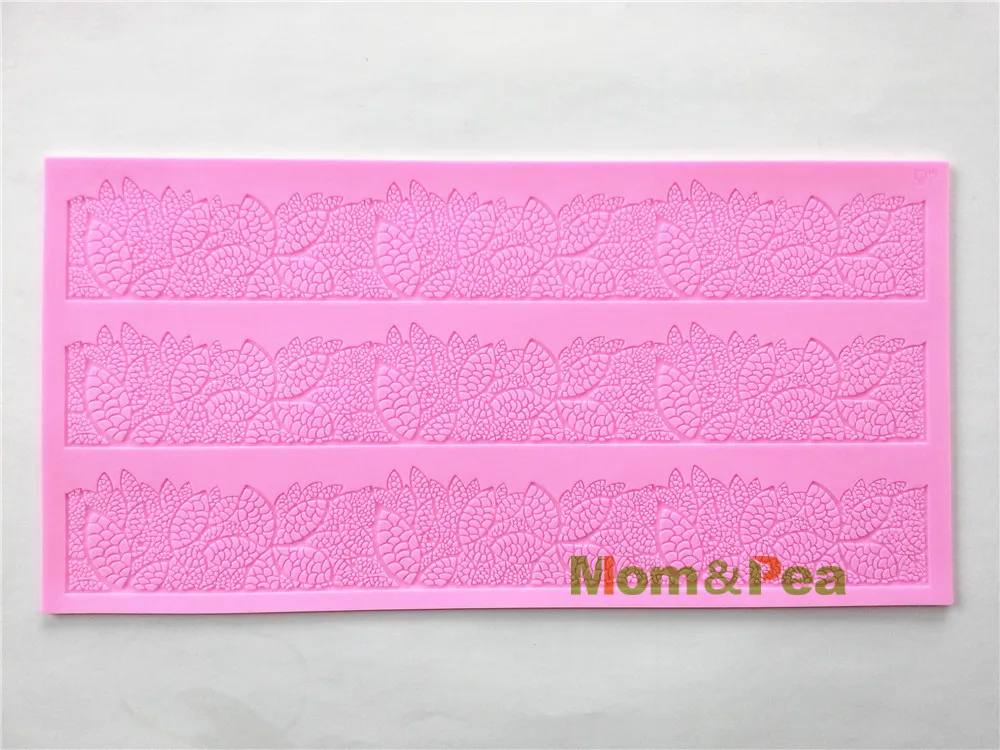 0550 Бесплатная доставка силиконовая кружевная форма Mom &amp Pea большого размера в