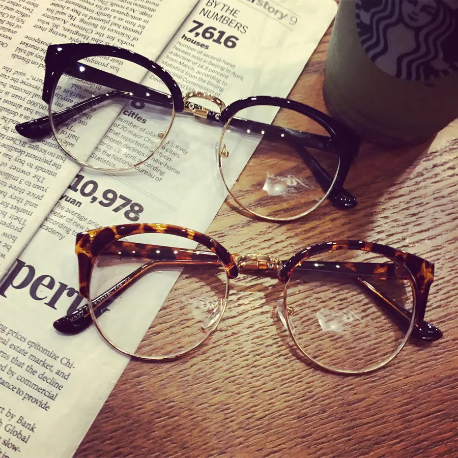 Оправа для очков 2018 Анти-усталость кошачьи глаза женские очки прозрачные оправы