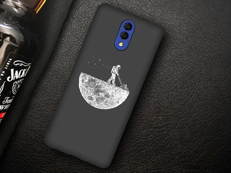 JURCHEN Case For Alcatel 3L Case Soft Tpu Silicone Back Cover For Alcatel 3L 3 L Case Cover Funda Printing Bag Cartoon