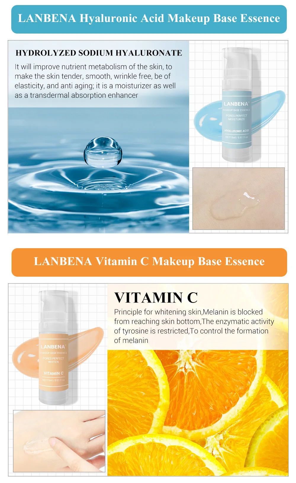 Летняя Освежающая основа под макияж основа для лица Сыворотка Сужающий поры увлажняющий контроль масла эссенция для придания блеска Косметика