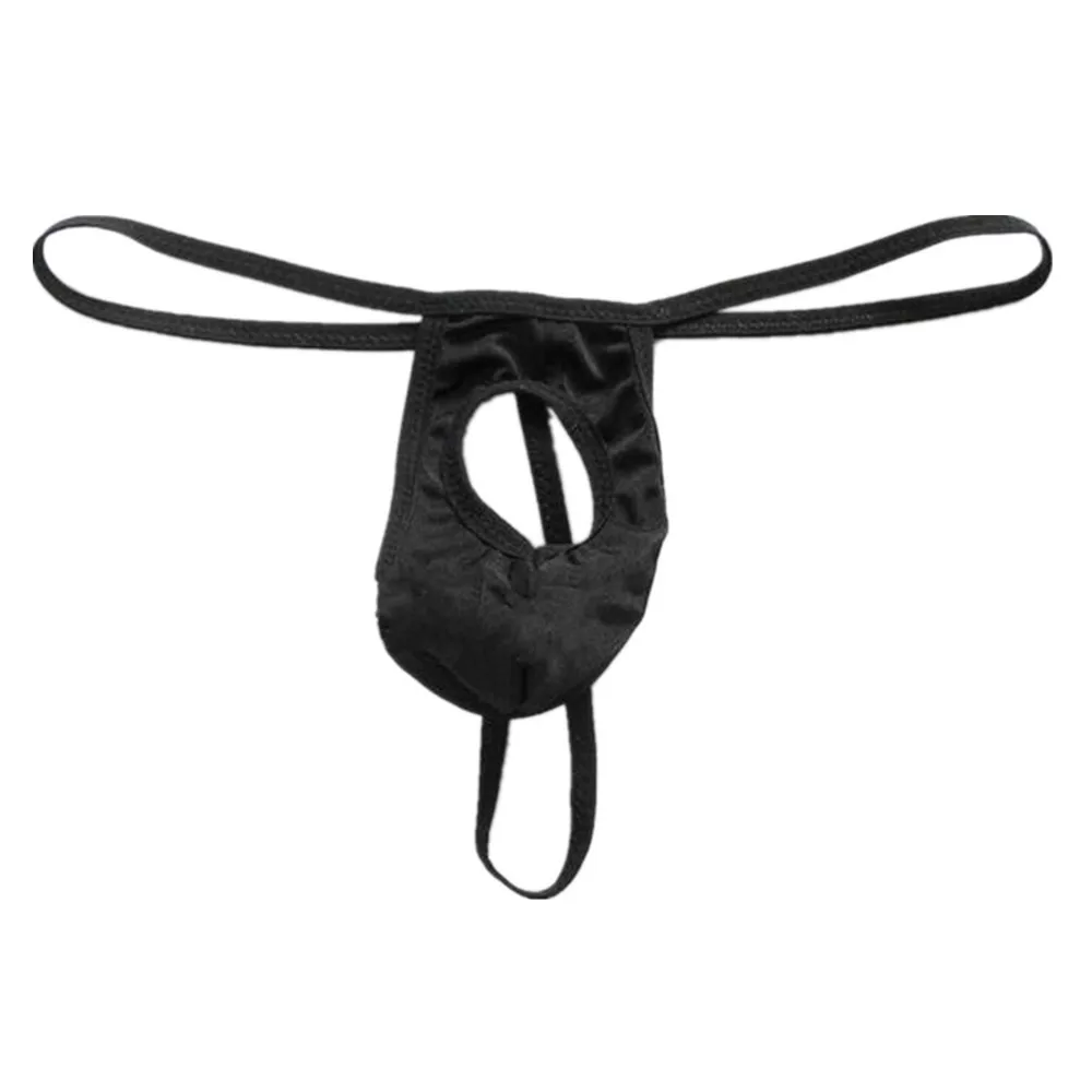 Микро мужские стринги пенис отверстие сексуальные мужчины s Нижнее белье гей