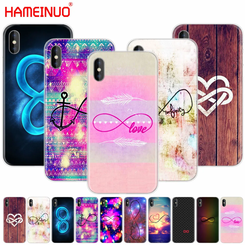Чехол для мобильного телефона HAMEINUO infinity symbol mathematical Big Love Nebula iphone X 8 7 6 4 4s 5 5s SE 5c 6s plus