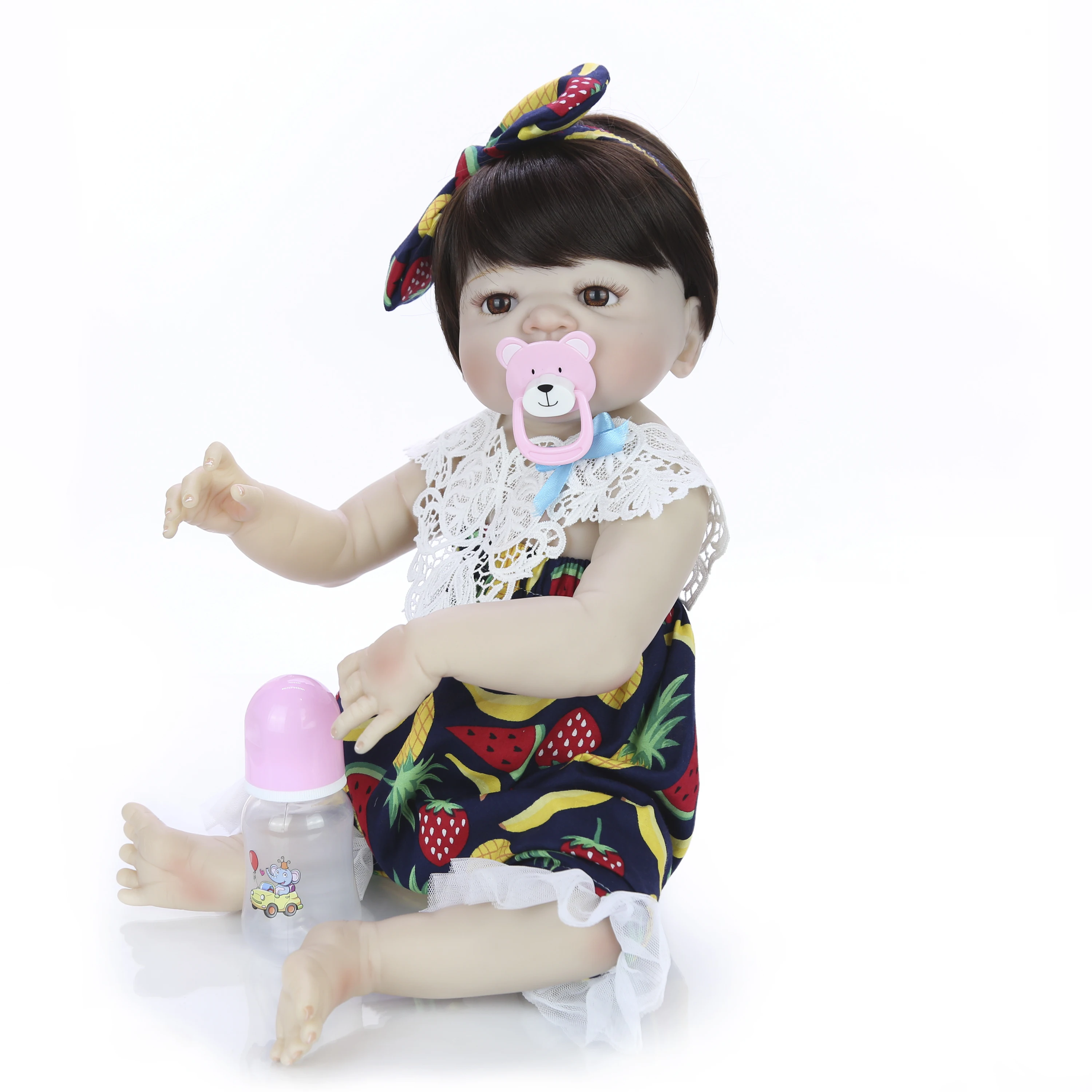 KEIUMI Pretty Baby Возрожденный силикон куклы полное тело Reborn Реалистичная девочка кукла