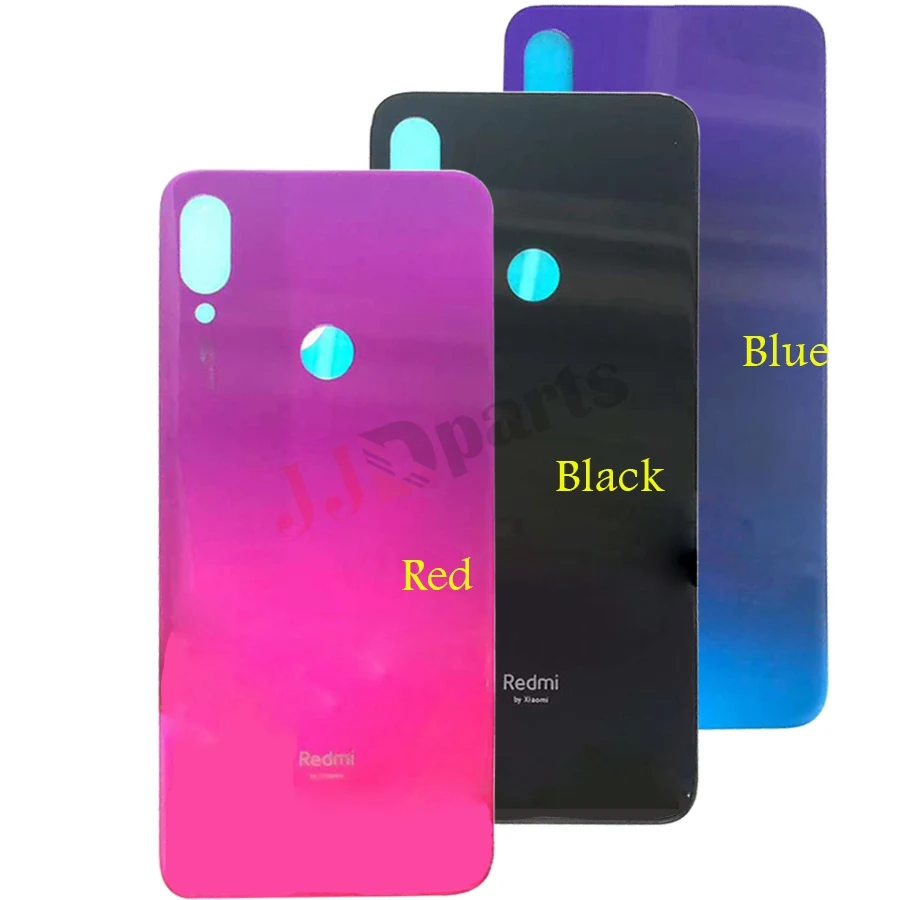 Для Xiaomi Redmi note 7 крышка батареи Задняя стеклянная панель Задняя Дверь Корпус чехол для Redmi note 7 pro Задняя крышка батареи дверь
