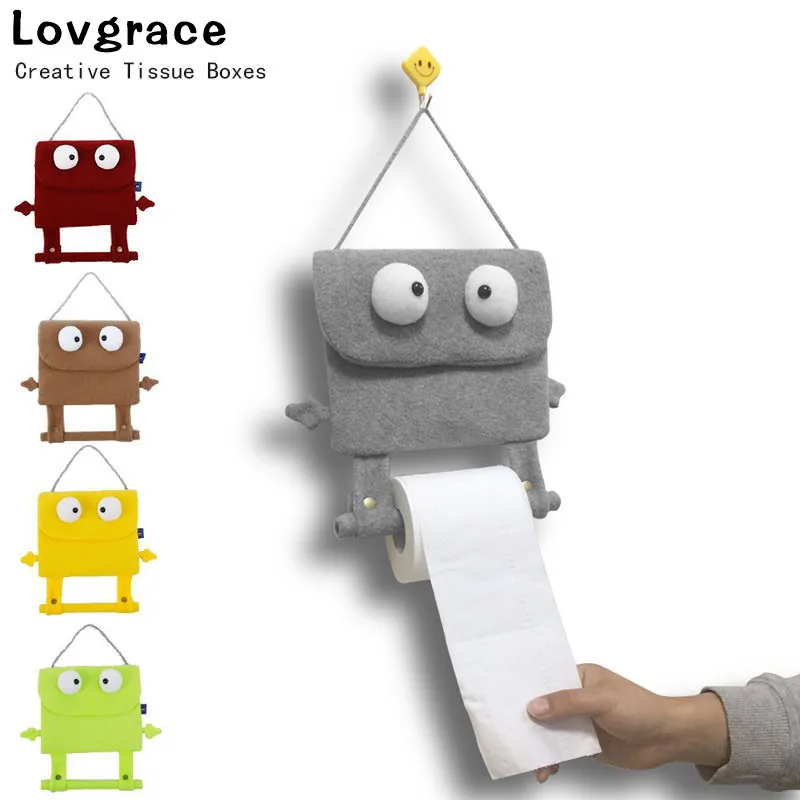 5 цветов милая коробка для салфеток с миньонами прочный настенный держатель