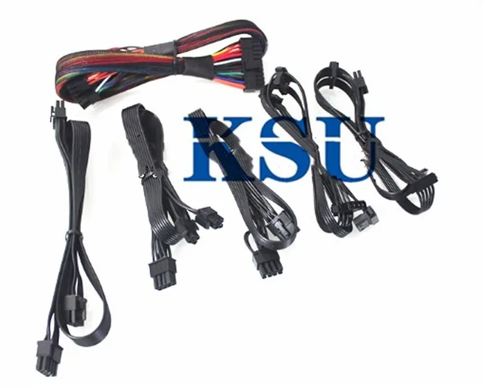 ЦП 8(4 + 4)pin/ ATX 24pin / PCI-E Dual 8pin(6 2) SATA 15p IDE 4p модульный кабель питания для NZXT HALE82 V2 550 Вт/700