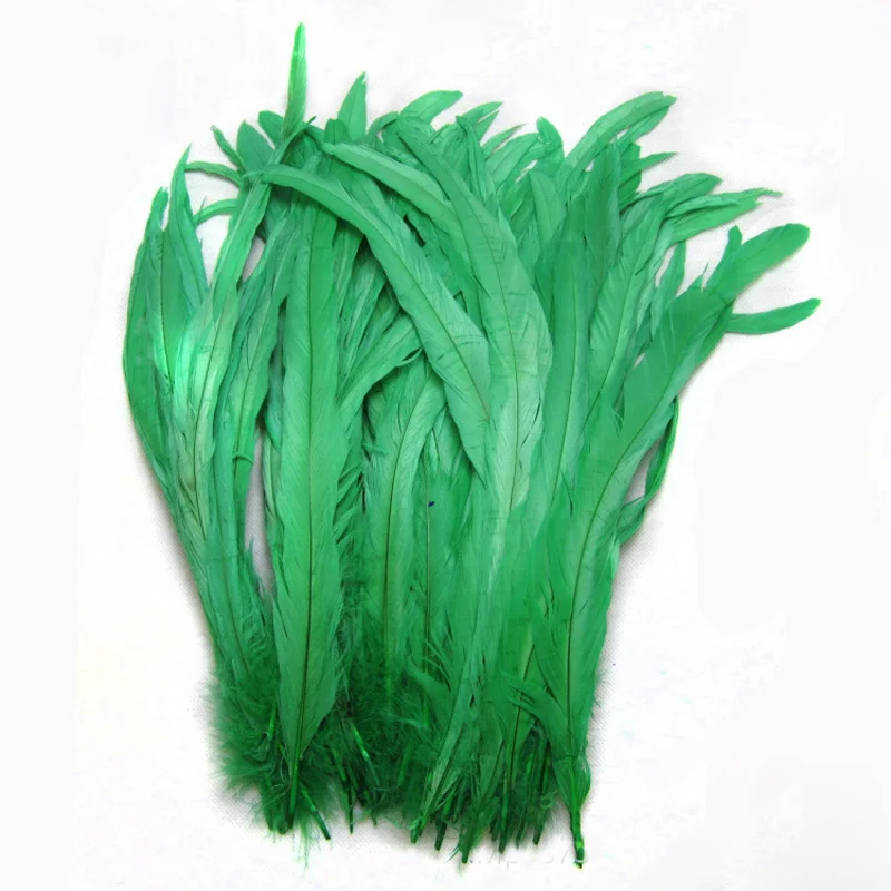 

100pcs 35-40cm 14-16inch Rooster Cock Tail Feather for Carnival Ornaments Wedding Holiday Party Props Accessories
