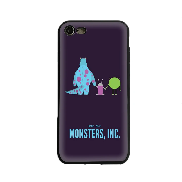 SKEROS Monsters Inc Салли и Майк Вазовски 4 ТПУ мягкий чехол для телефона iPhone X 5 5S Se 6 S 7 8 Plus #