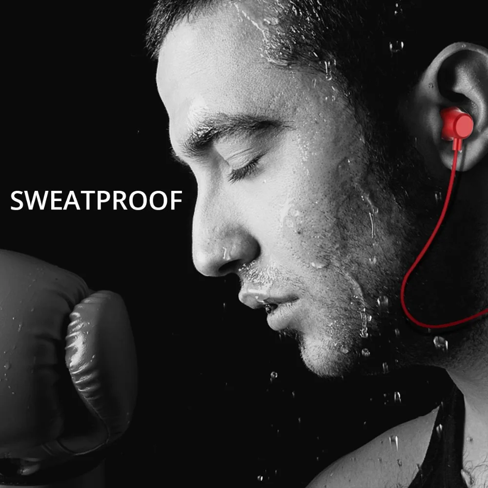 ANMONE BT315 Bluetooth наушники-вкладыши Беспроводные наушники с микрофоном бас Спорт магнитный наушник вкладыши наушники для мобильных телефонов