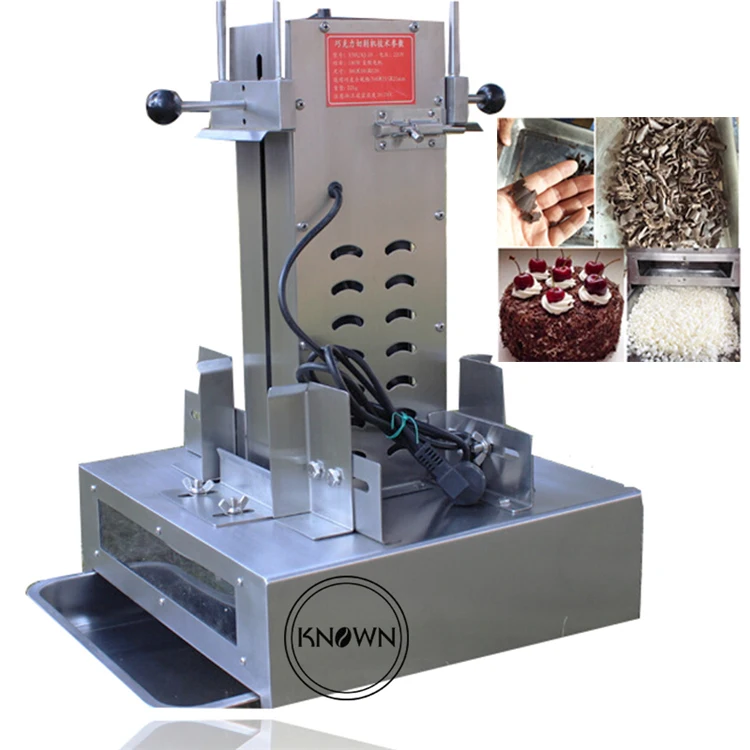 

KN-BHJ Electric production 40kg/h chocolate shaving cutting flaking machine chocolate block cutter machine chocolate slicer