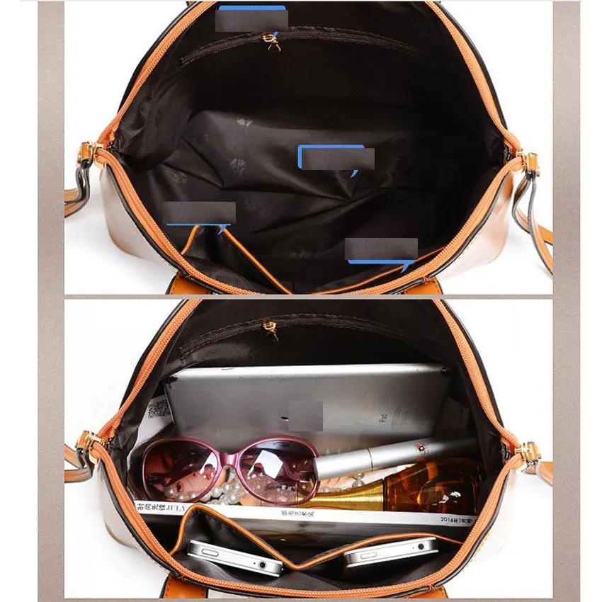 Женская сумка мессенджер из ПУ кожи 4 шт./компл.|leather messenger bag|bag ladiesbrand bag |