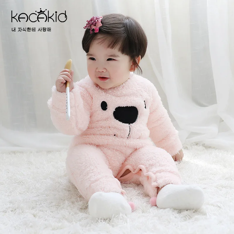 Детский зимний комбинезон унисекс с принтом медведя 3307|girl baby romper|baby rompersbaby romper
