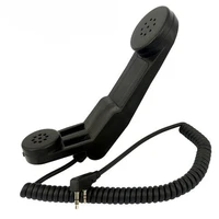 2 pin k plug military army handheld telephone speaker ptt shoulder mic for baofeng uv 5r 888s gt 3 dm 5r plus tyt kenwood radio
