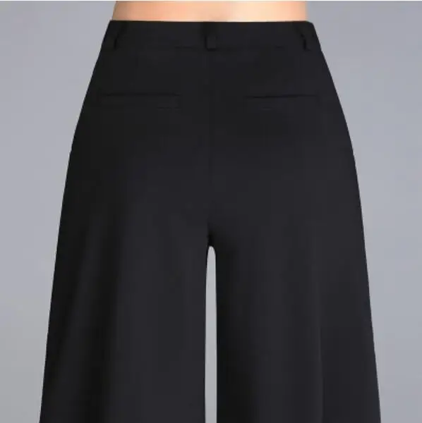 2017 Модные женские винтажные широкие брюки в Европейском стиле Летние