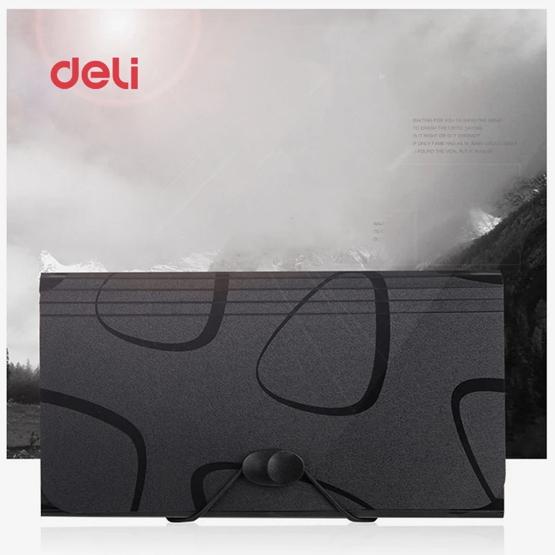 Папка для документов Deli A6 органайзер канцелярская Сумка pp портфель папка деловых