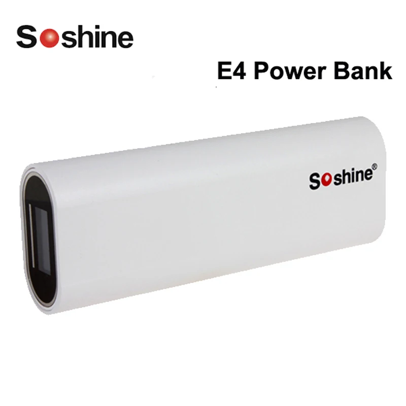 Внешний аккумулятор Soshine E4 с двумя USB-портами и 2 слотами 18650 | Лампы освещение