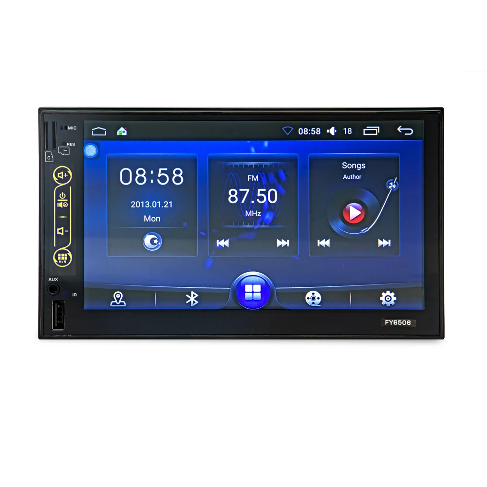 HEVXM FY6506 Android 7 дюймов Автомобильный GPS навигатор MP5 плеер двойной шпиндель