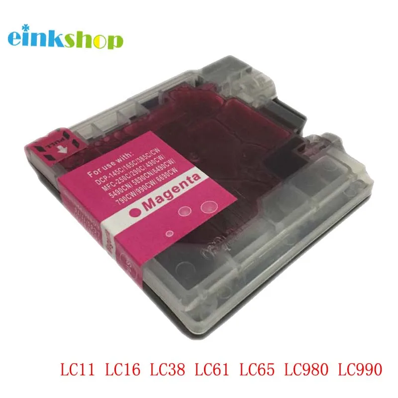 Einkshop1Set LC11 LC16 LC38 LC61 LC65 LC980 LC990 Совместимый картридж для Brother MFC-490CW MFC-490CN MFC-670CD |