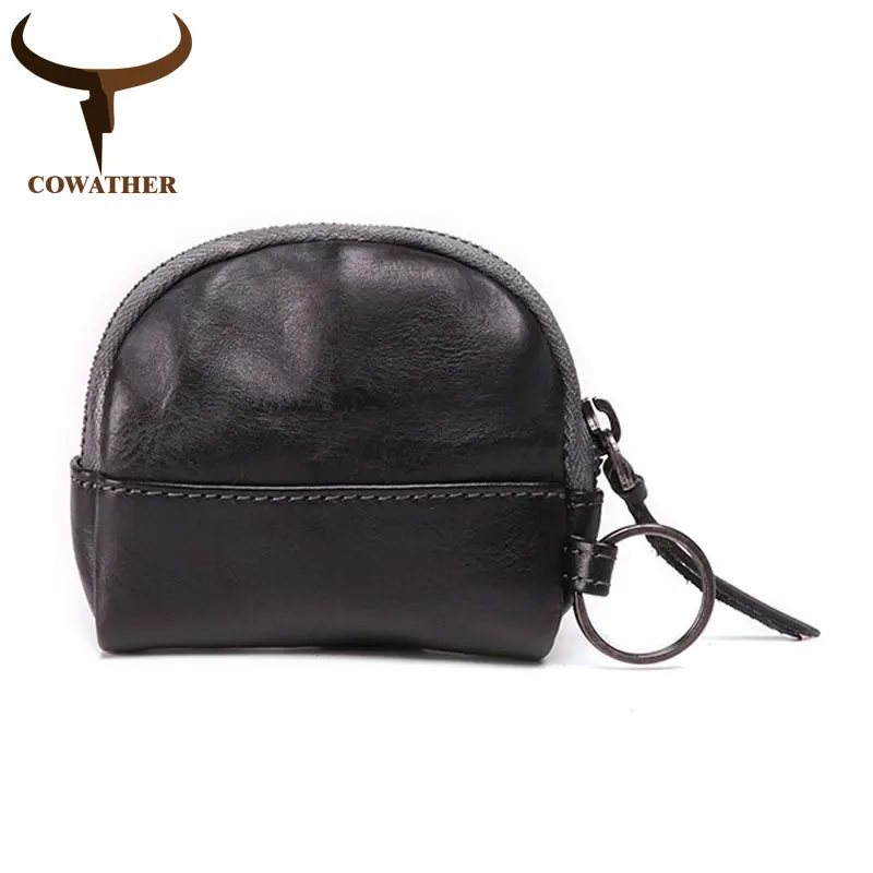 COWATHER кошелек из натуральной кожи высокого качества маленький коровьей Женская