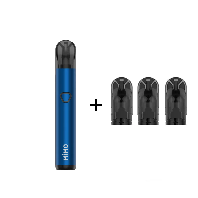 blue and 3pos Pod Vape kit G-taste Mimo pod kit 450 мАч встроенный аккумулятор 1,3 мл емкость бокового наполнения pod system kit e-cigs vs minifit veiik pod - Цвет: blue and 3pos
