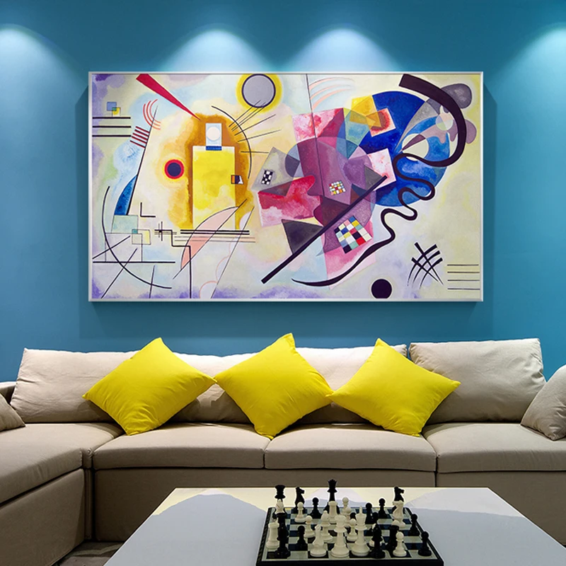 5D DIY алмазная живопись вышивка крестиком Kandinsky абстрактная известная Красное
