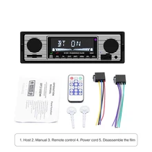 Автомобильный Авторадио Bluetooth винтажный автомобильный Радио MP3 плеер стерео USB AUX классический стерео аудио Автомобильные аксессуары fm-передатчик