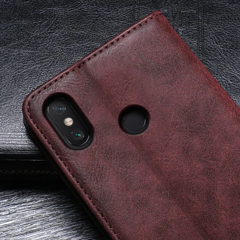 Xiaomi Max 3 чехол Роскошный кожаный флип для Mi защитный телефона Ретро задняя крышка |