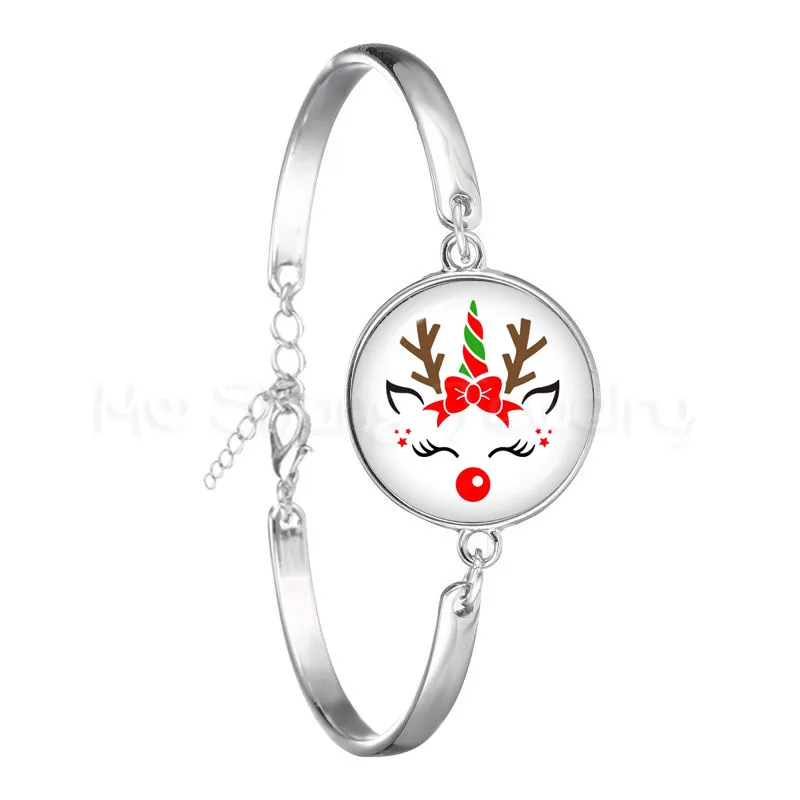 Браслет Единорог Лошадь пчела Фламинго Русалка 18 мм стеклянный кабошон для