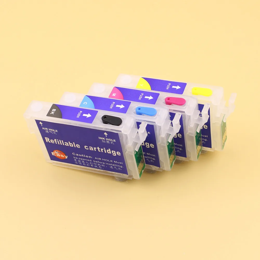 Пустой Заправляемый картридж T1281 T1282 T1283 T1284 подходит для Epson
