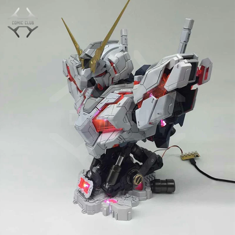 В наличии на складе в клубе YIHUI модель сборе Gundam Единорог бюст масштабе 1:35 со