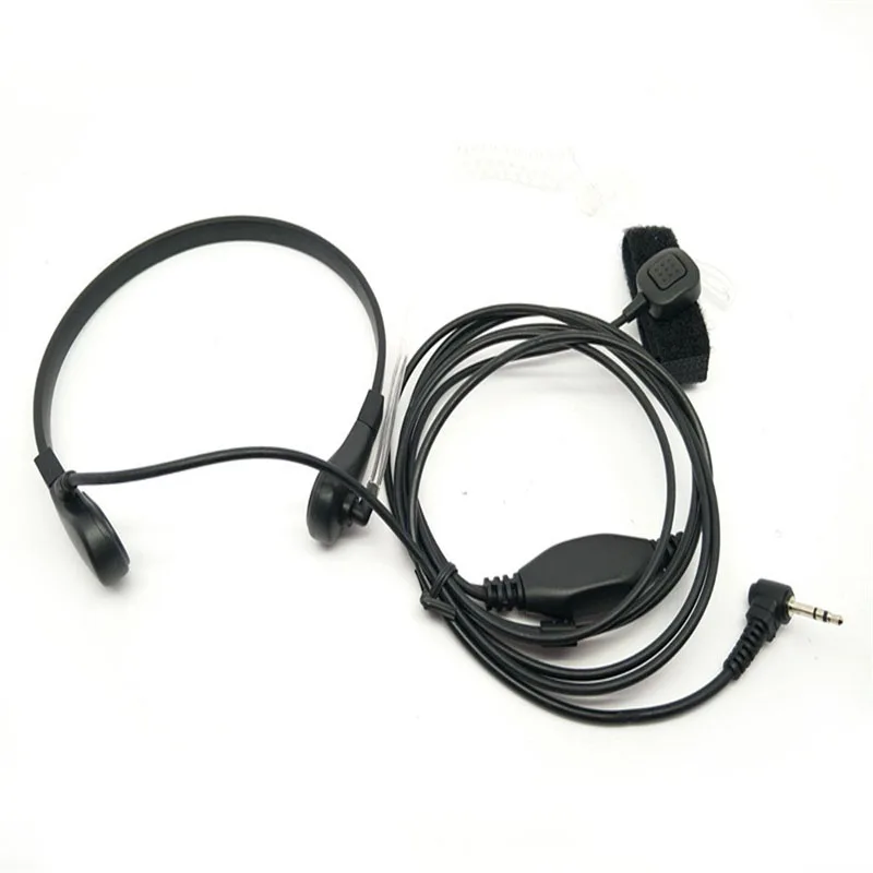 

1 Pin 2.5mm Air Tube Earpiece Throat Control Finger PTT Mic Headset for Motorola T400 T460 T6200 T5628 T5720 MR350R TKL CB Radio